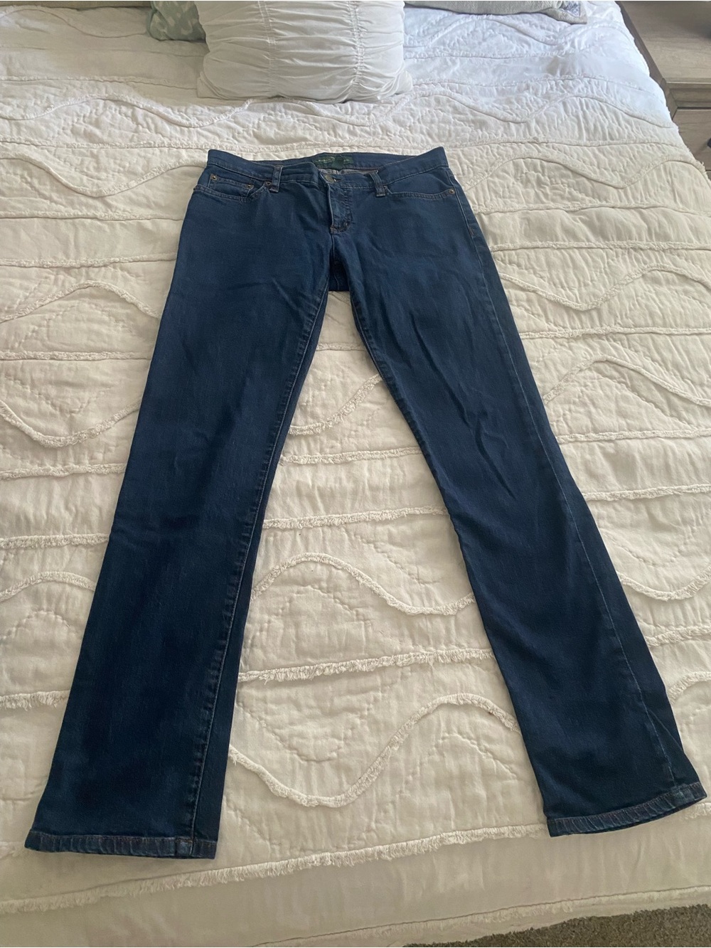 DKNY Blue Straight Leg Jeans Sz 2